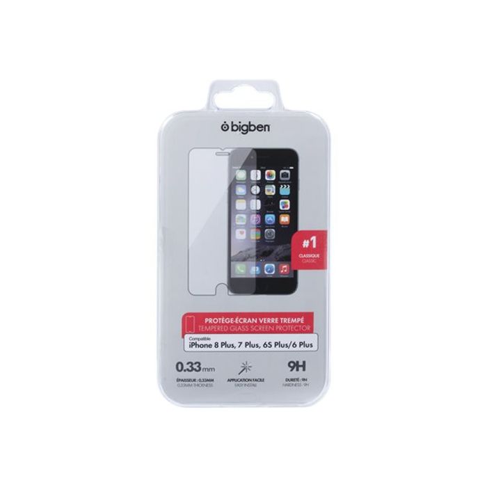 Protège-écran en verre trempé pour iPhone 7 BIGBEN : le protège