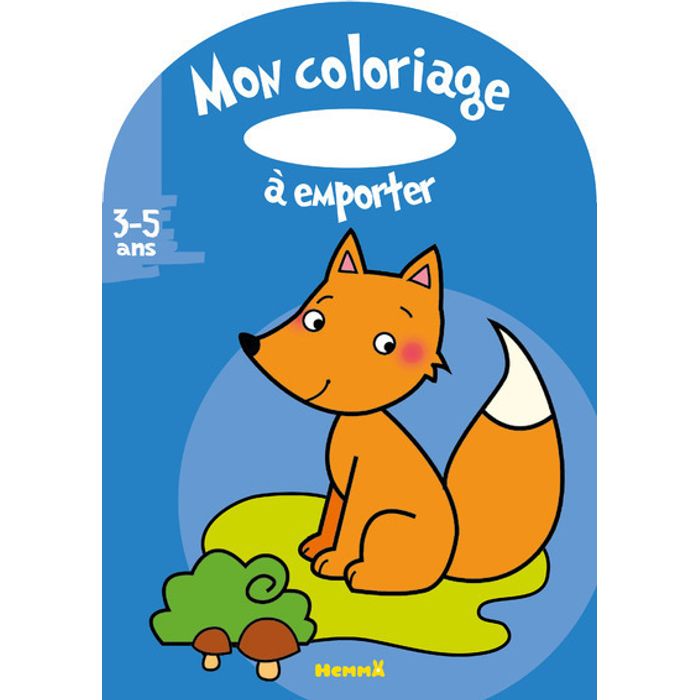Mon coloriage à emporter - Renard - Album à colorier pour enfants