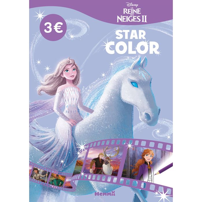 Disney La Reine des Neiges 2 - Star Color : Elsa et Olaf (fond