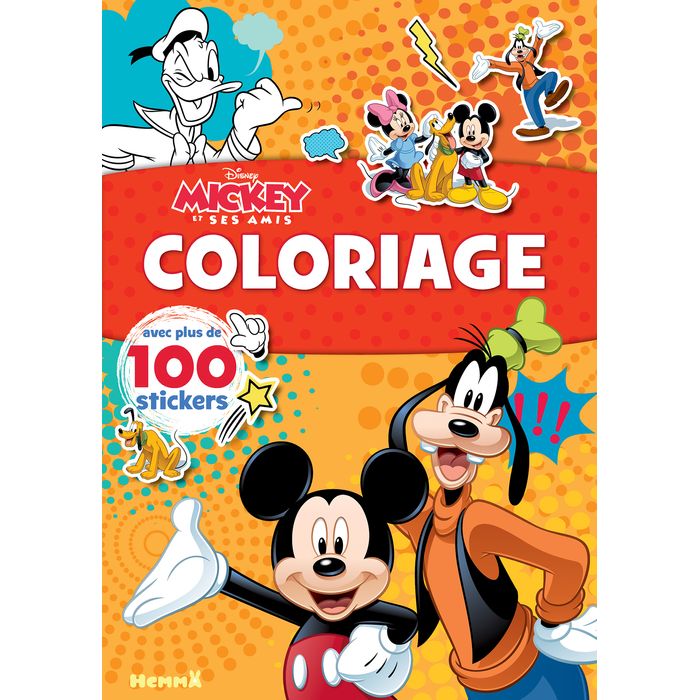 Album d'Activités Coloriage Disney 100 sur Rapid Cadeau