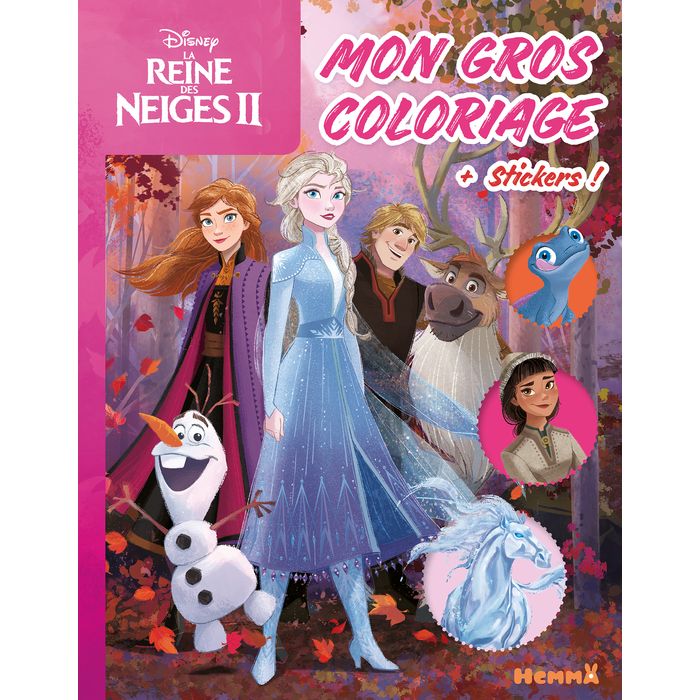 Disney La Reine des Neiges 2 - Mon gros coloriage + stickers