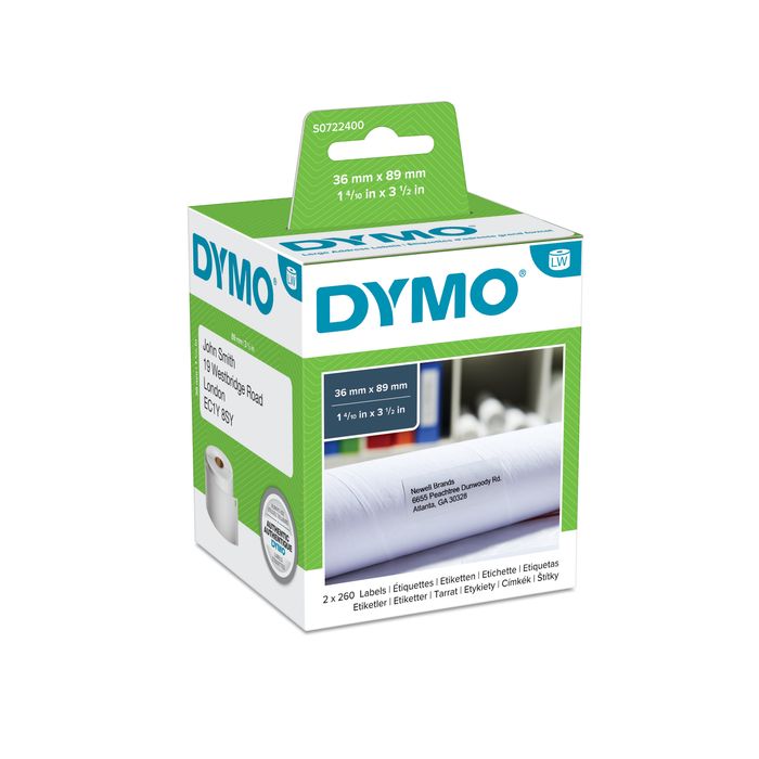 Dymo LetraTAG - Ruban d'étiquettes plastique auto-adhésives - 1