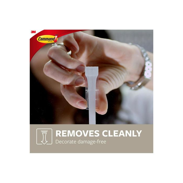 Command Crochet Standard Moyen Modèle, Blanc - Lot De 7 Crochets Et 10