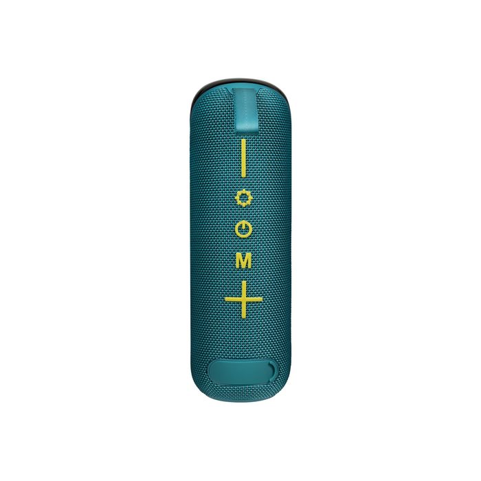 3499550388404-BigBen PARTY TUBE - Mini enceinte Bluetooth - lumineuse - turquoise-Front-0