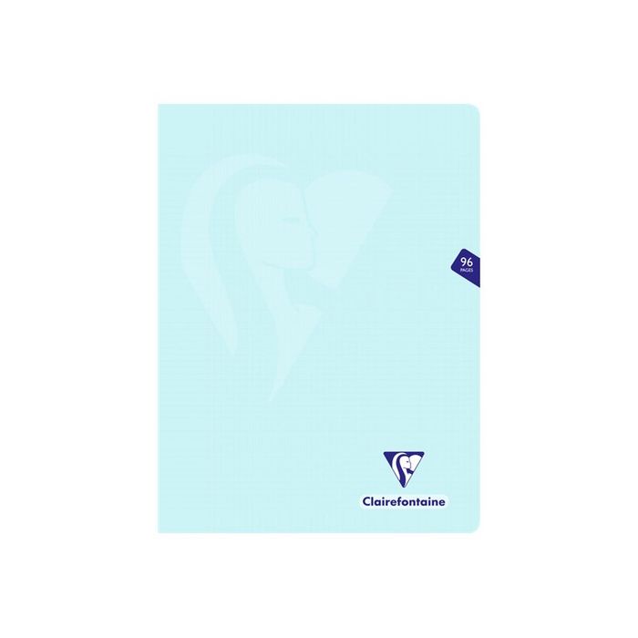 Carnet Clairefontaine Mimesys Pastel A5 - 96 Pages Petits Carreaux - Papier 90g - Couverture Polypro - Couleur Aléatoire