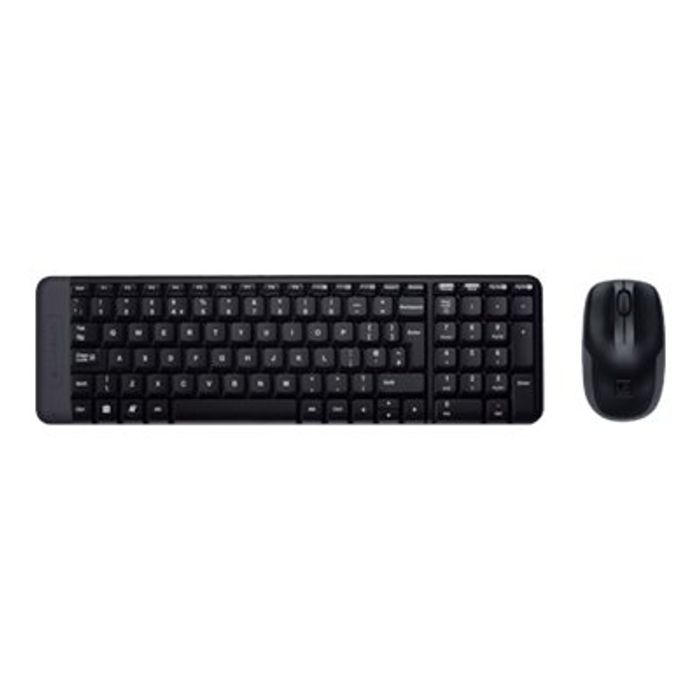 Logitech Wireless Combo MK220 Juego de teclado y raton inalambrico 2.4 GHz espanol Precios Bajos Bureau Vallee Espana