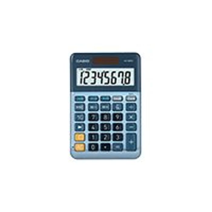 Casio MS-80E calculatrice Poche Calculatrice financière Bleu MS-80E pas cher
