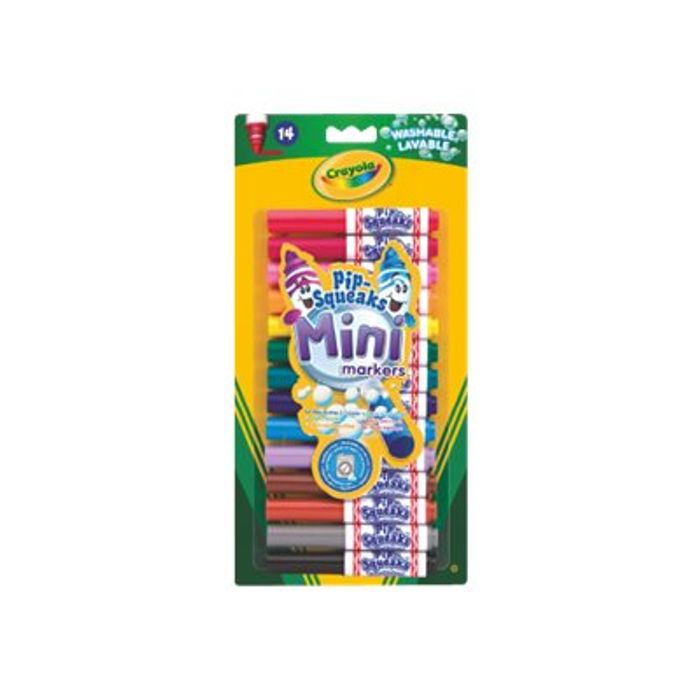 Crayola Pip-Squeaks Mallette de mini feutres (x 25) au meilleur prix sur