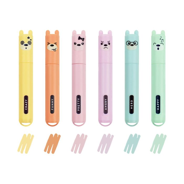 Legami - 6 Mini stylos gel pailleté Pas Cher