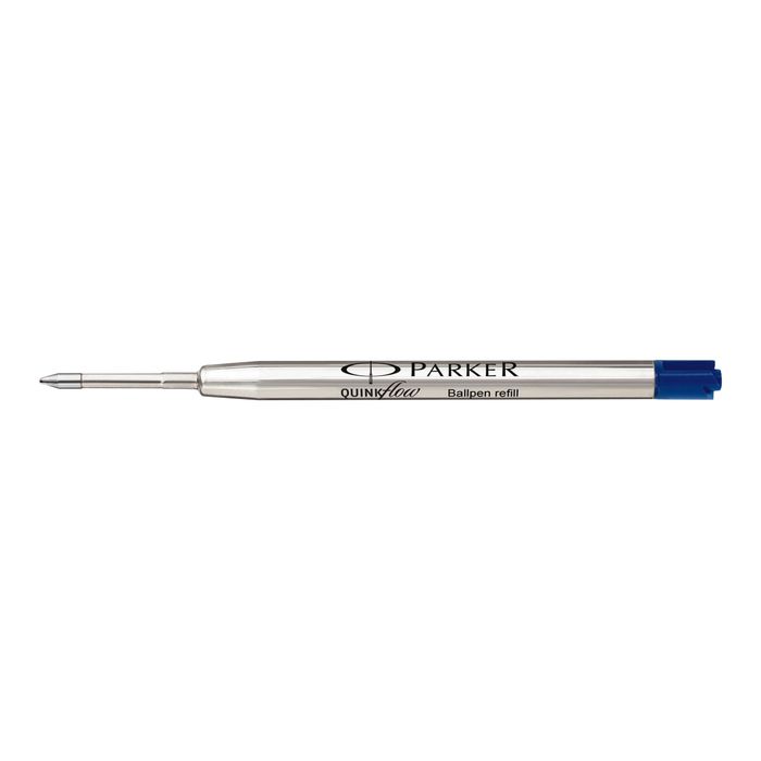 Parker recharge stylo bille, pointe fine, encre bleue QUINKflow
