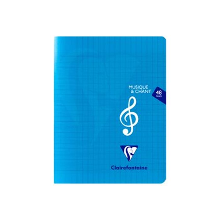 Cahier de musique et chant piqué 17x22 48p CARREFOUR : le cahier de musique  à Prix Carrefour
