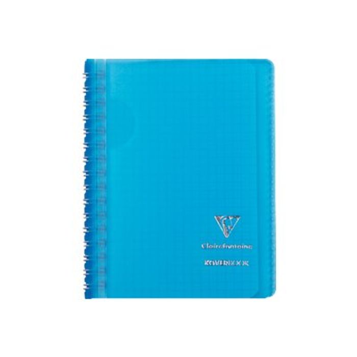 CLAIREFONTAINE Lot De 5 Cahiers Koverbook 21x29,7 Cm 96 Pages Grands Carreaux Seyes Blush