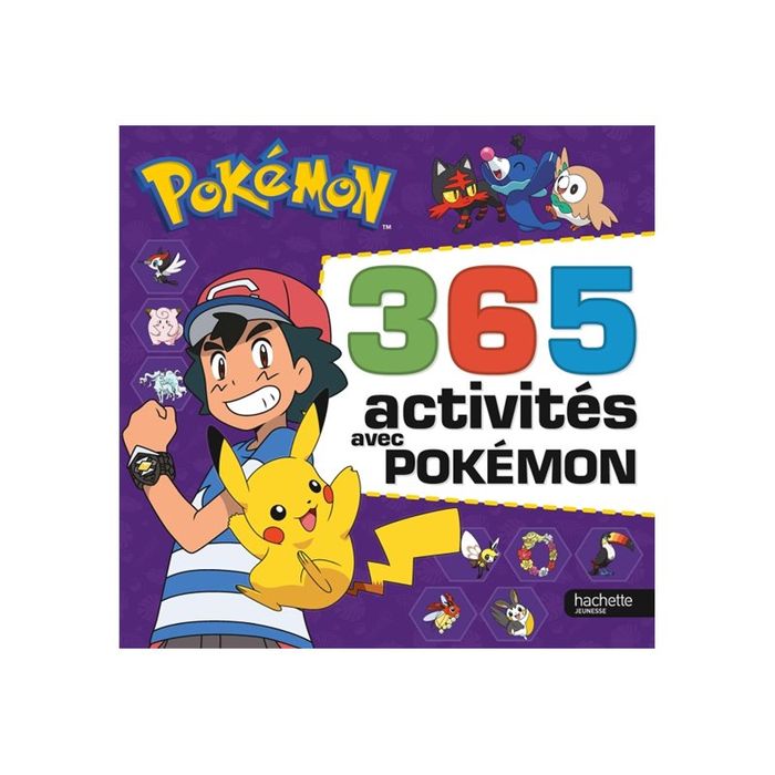 365 activités avec Pokémon - Livre d'activités
