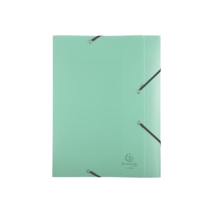 Exacompta - Réf. 50605E - 8 boites de classement Exabox Dos 60mm Carte lustrée - A4 - Rouge