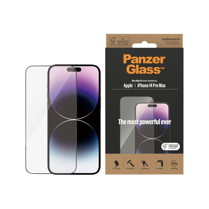PanzerGlass - verre trempé pour Samsung S22 Ultra Pas Cher