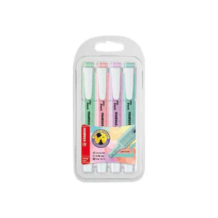 STABILO BOSS ORIGINAL Pastel - Pack de 6 surligneurs - couleurs assorties  Pas Cher | Bureau Vallée
