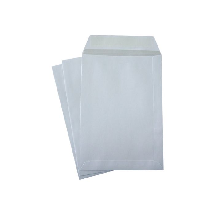 Pergamy pochette 90 g, ft C4: 229 x 324 mm, auto-adhésives, blanc, boîte de  250 pièces