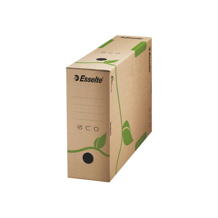 Esselte Eco - 25 boîtes archives - dos 10 cm - marron 100% recyclé