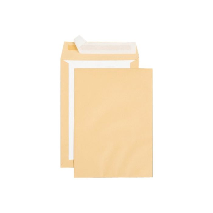 Enveloppe dos cartonnée - C4 - 229x324 - Kraft blanc