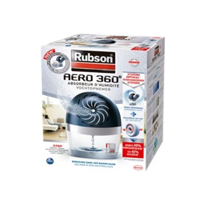 Rubson - Absorbeur d'humidité Aero 360° Rubson + 1 recharge - Purificateur d'air  - Rue du Commerce