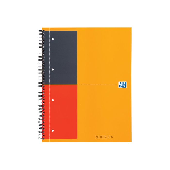 Oxford Notebook - Cahier à spirale A4 (21x29,7 cm) - 160 pages - ligné Pas  Cher