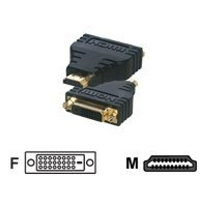 MCL Samar - adaptateur DVI-I (F) vers HDMI (M) Pas Cher
