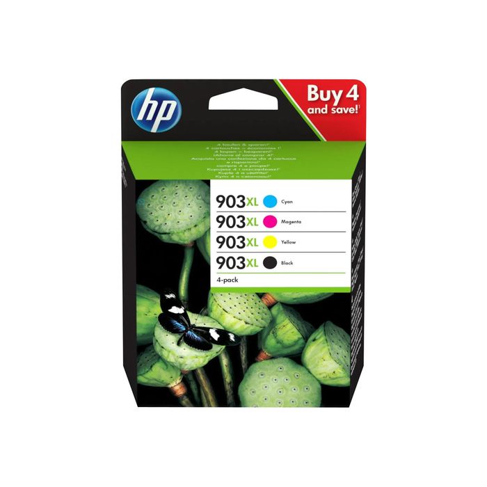 HP 903XL - pack de 4 - noir, cyan, magenta, jaune - cartouche d