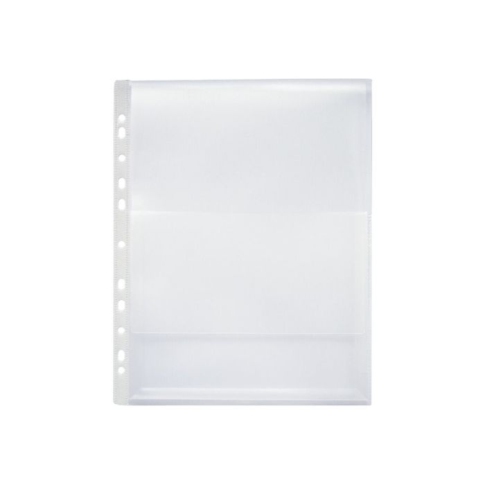 Oxford - Pochette transparente perforée à soufflets Viquel A4 PVC cristal  incolore - Paquet de 10 - Accessoires Bureau - Rue du Commerce
