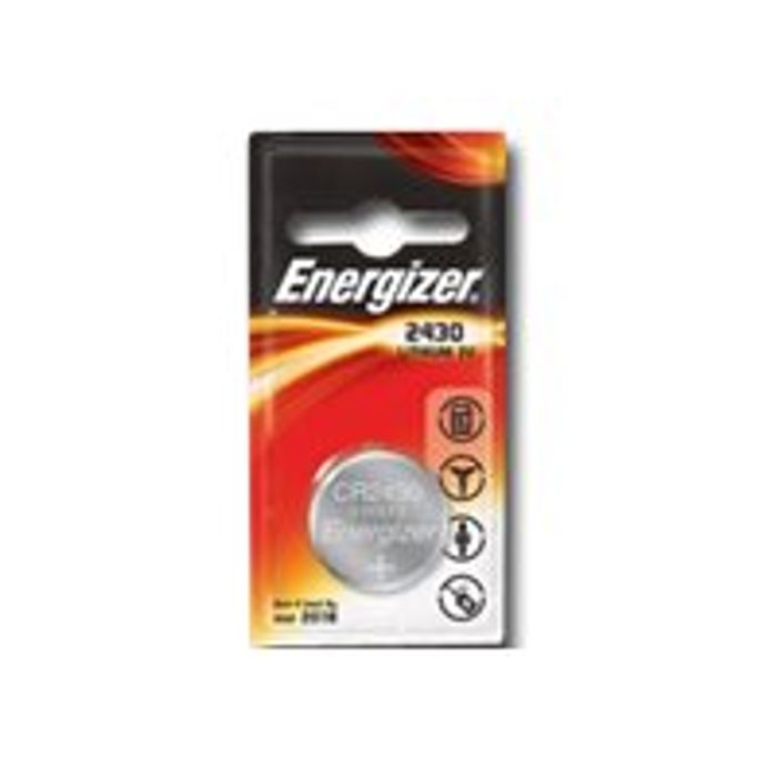 ENERGIZER CR2430 - 2 piles boutons - 3V Pas Cher