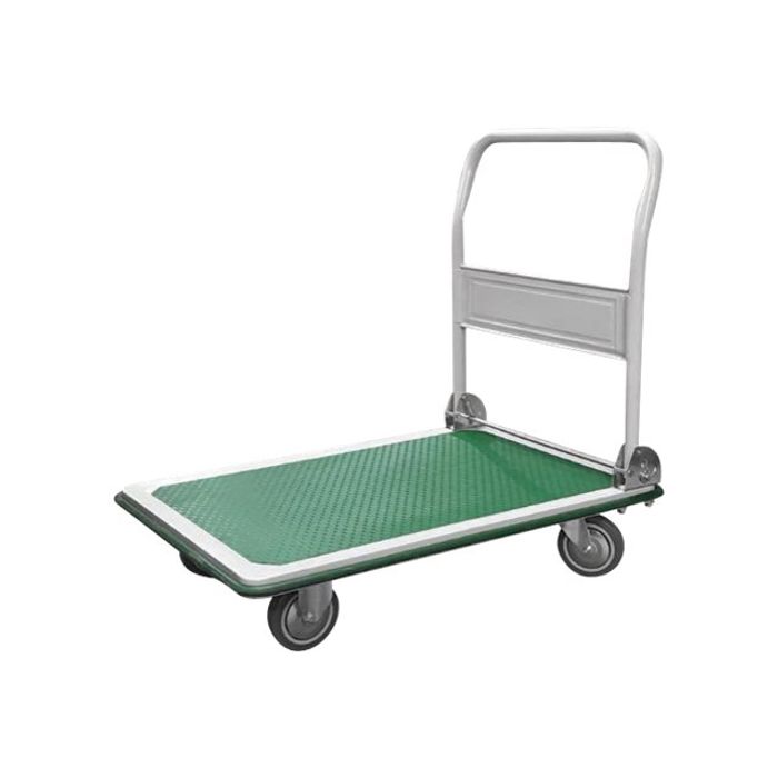 Safetool CARGO - Chariot pliant - plateau vert - roues silencieuses - 300  kg Pas Cher