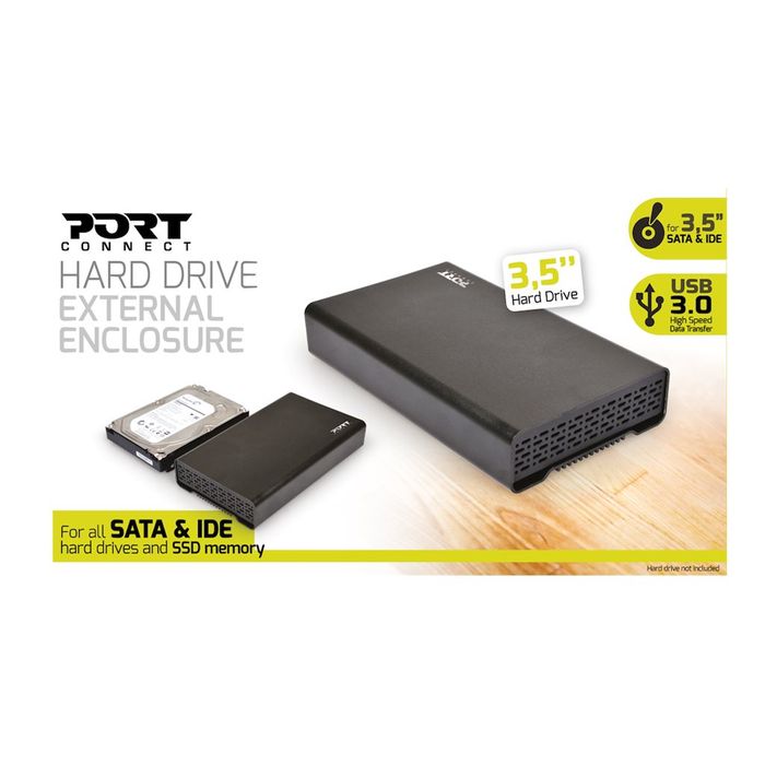 PORT Boitier externe pour disque dur HDD enclosure SATA 2.5 pas