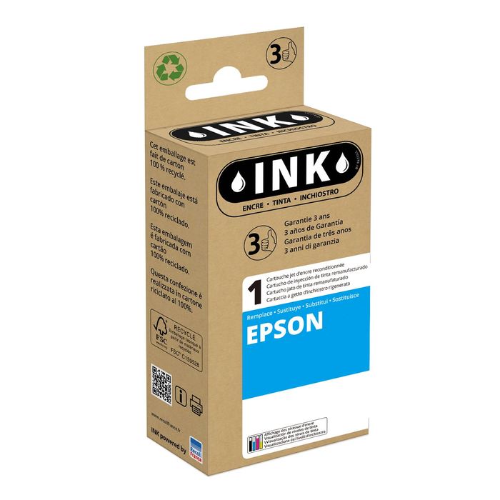 Cartouche compatible Epson EcoTank 104 - pack de 4 - noir, cyan,  magenta,jaune - Ink