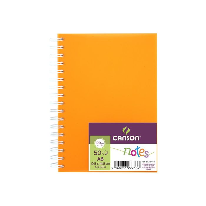 CANSON - Carnet de dessin A6 - 50 feuilles - 120g Pas Cher | Bureau Vallée
