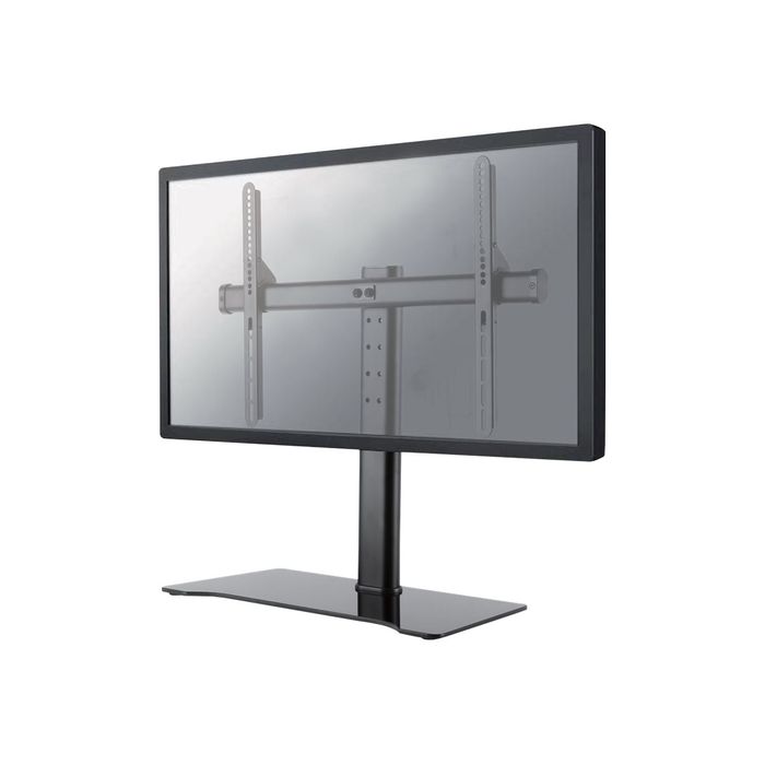Support triple écrans sur pieds noir de 19 à 32, plaques angles réglables  de 20 à 60°