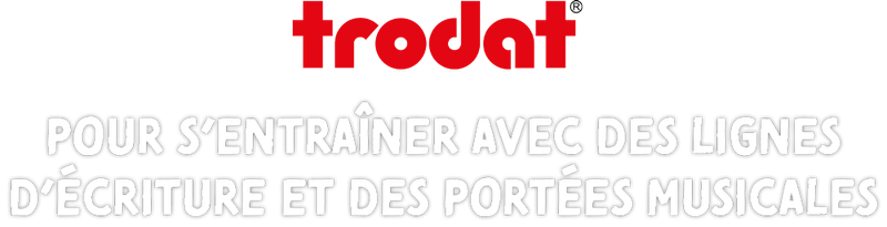 Pour s'entraîner avec des lignes et portees musicales