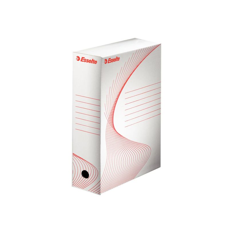 0400000000770-Esselte - 25 Boîte d'archives - 100 mm - A4 - blanc-P_77_1-0