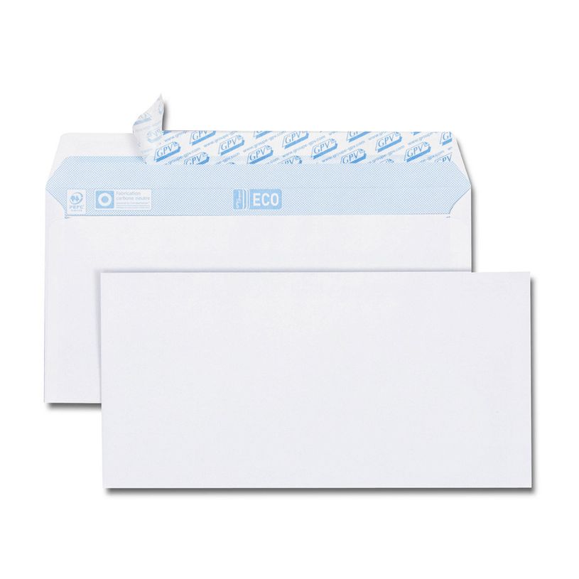0400000005218-GPV Green - 50 Enveloppes recyclées + 10 gratuites DL 110 x 220 mm - 75 gr - sans fenêtre - ba-P_521_2-1