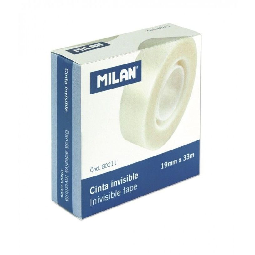 8411574802112-MILAN - Ruban de bureau - 19 mm x 33 m - transparent mat, invisible-P_619_4-0