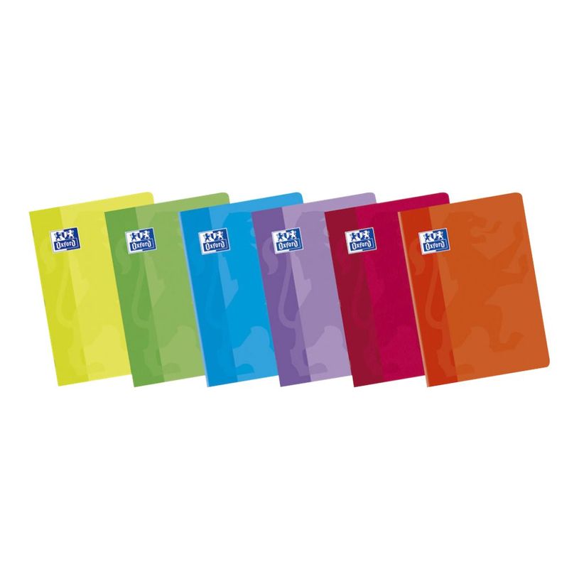 8412771104825-Oxford School Classic A5+ - Cahier de notes - agrafé - 170 x 210 mm - 48 feuilles / 96 pages - papier blanc - petits carreaux - disponible en diff-P_704_1-0