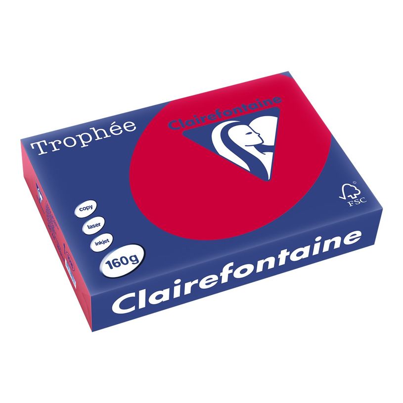 3329680101607-Clairefontaine Trophée - Papier couleur - A4 (210 x 297 mm) - 160 g/m² - Ramette de 250 feuil-P_1016_1-0