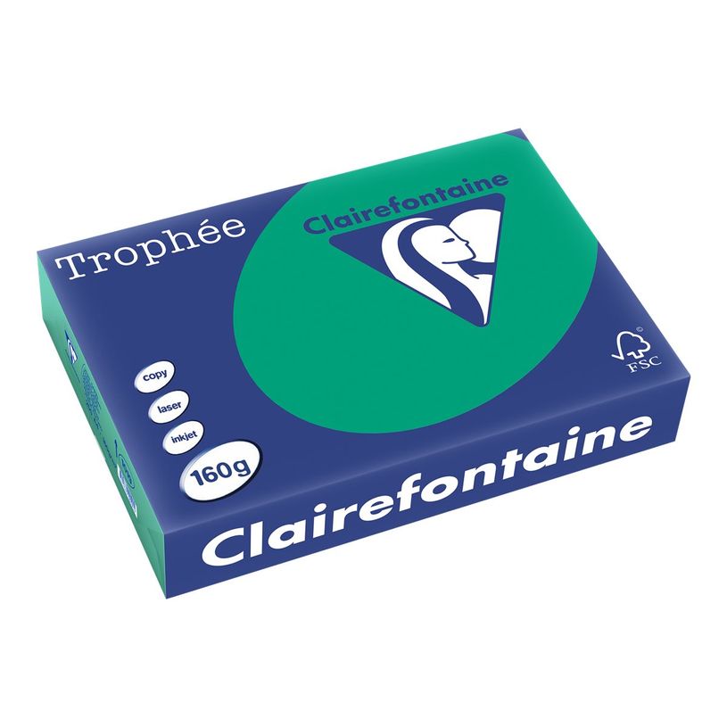 3329680101904-Clairefontaine Trophée - Papier couleur - A4 (210 x 297 mm) - 160 g/m² - Ramette de 250 feuil-P_1019_1-0