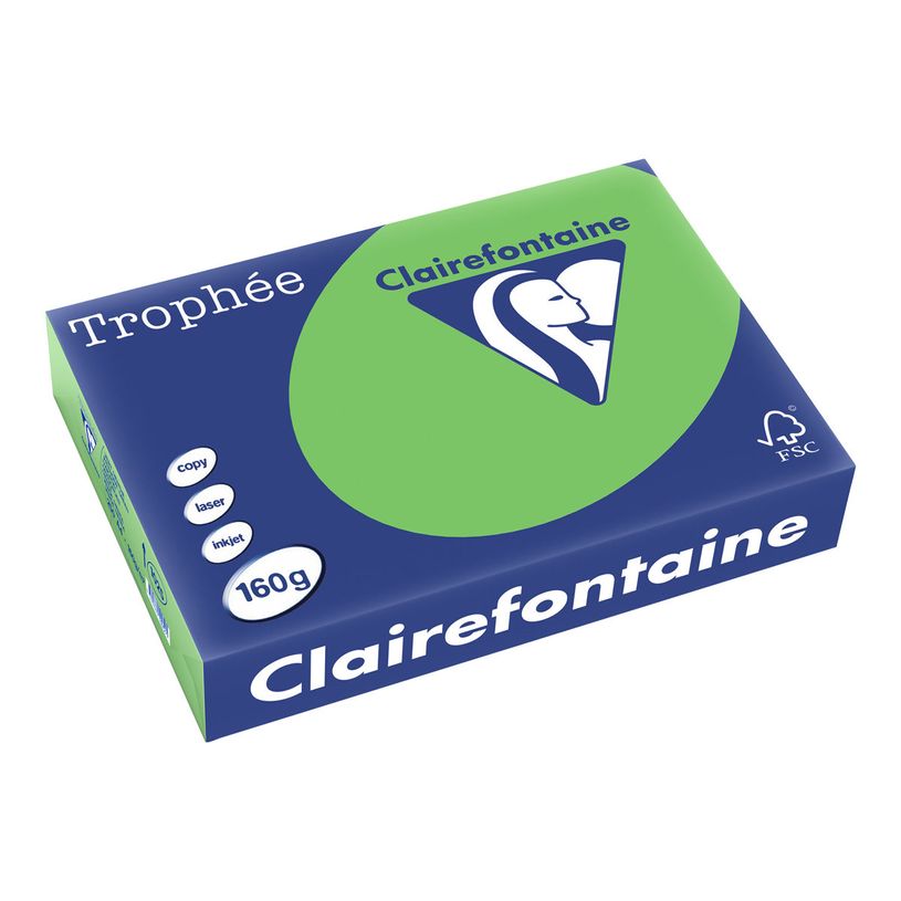 3329680102505-Clairefontaine Trophée - Papier couleur - A4 (210 x 297 mm) - 160 g/m² - Ramette de 250 feuil-P_1025_3-2