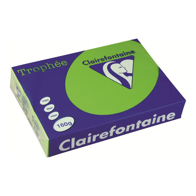 3329680102505-Clairefontaine Trophée - Papier couleur - A4 (210 x 297 mm) - 160 g/m² - Ramette de 250 feuil-P_1025_4-3
