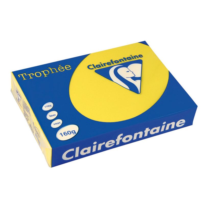 3329680102901-Clairefontaine Trophée - Papier couleur - A4 (210 x 297 mm) - 160 g/m² - Ramette de 250 feuil-P_1029_2-1