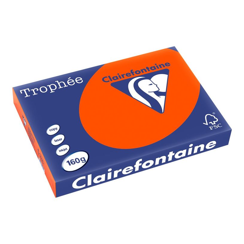 3329680103106-Clairefontaine Trophée - Papier couleur - A3 (297 x 420 mm) - 160 g/m² - Ramette de 250 feuil-P_1031_1-0