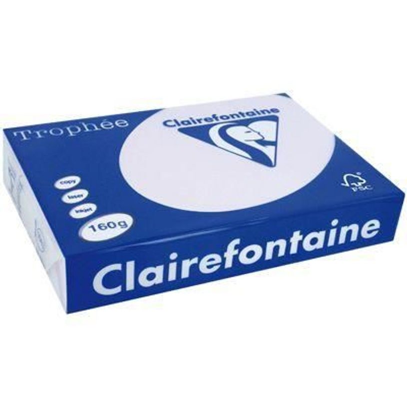 3329680106800-Clairefontaine Trophée - Papier couleur - A3 (297 x 420 mm) - 160 g/m² - 250 feuilles - lilas-P_1068_1-0