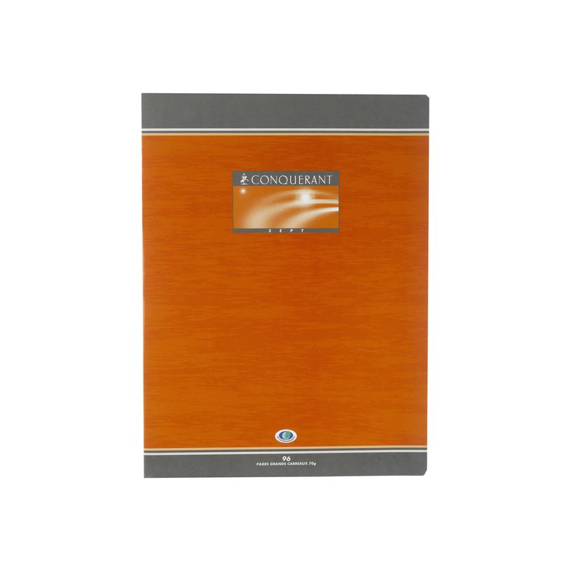 3020120001166-Conquérant Sept - Cahier 24 x 32 cm - 96 pages - grands carreaux (Seyes) - disponible dans dif-P_1116_1-0