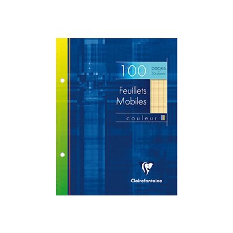 3329680134704-Clairefontaine - feuilles simples 17x22 cm - 100 pages - grands carreaux (Seyes) - perforées --P_1347_1-0