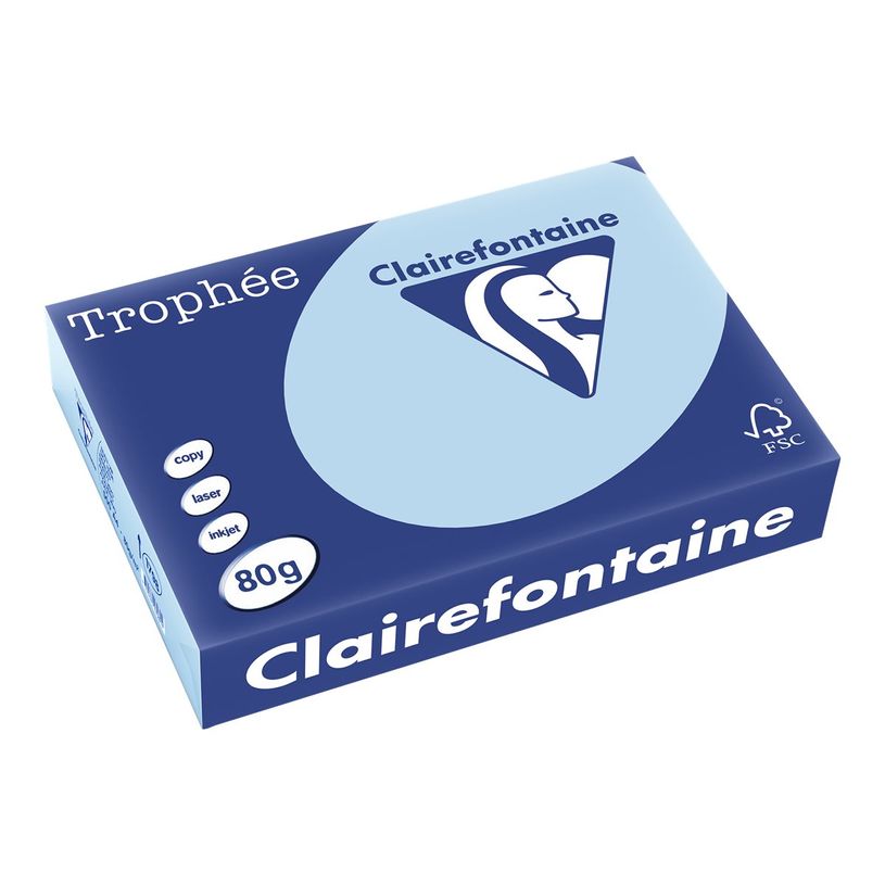 3329680179804-Clairefontaine Trophée - Papier couleur - A4 (210 x 297 mm) - 80 g/m² - Ramette de 500 feuill-P_1798_1-0