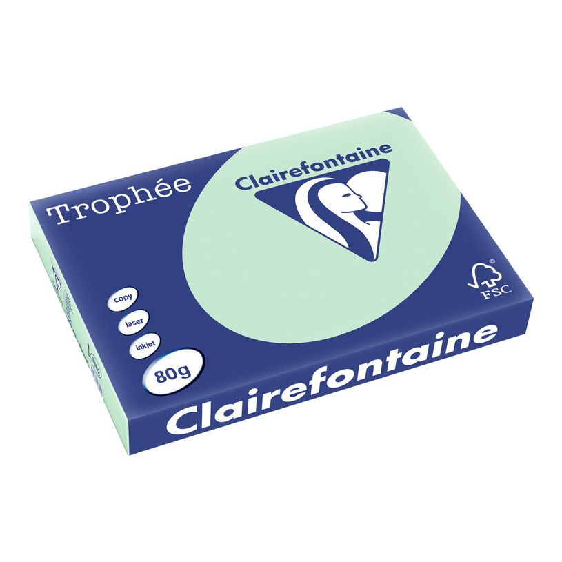 3329680188202-Clairefontaine Trophée - Papier couleur - A3 (297 x 420 mm) - 80 g/m² - Ramette de 500 feuill-P_1882_1-0